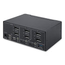 StarTech P2CDD143-KVM-SWITCH 2-Port DisplayPort 8K KVM Switch 4x USB 3.5mm Power