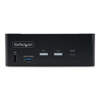 StarTech P2CDD143-KVM-SWITCH 2-Port DisplayPort 8K KVM Switch 4x USB 3.5mm Power