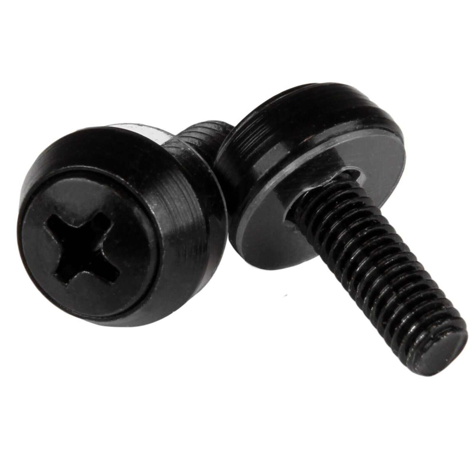 StarTech CABSCREWSM5B 100Pk M5 High Quality 12mm Mounting Screws Black TAA