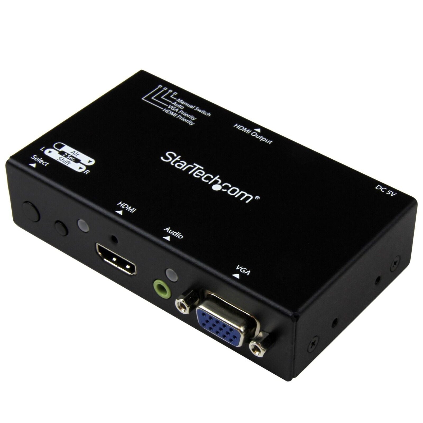 StarTech VS221VGA2HD HDMI VGA Video Switch Box HDMI VGA Auto Signal Converter