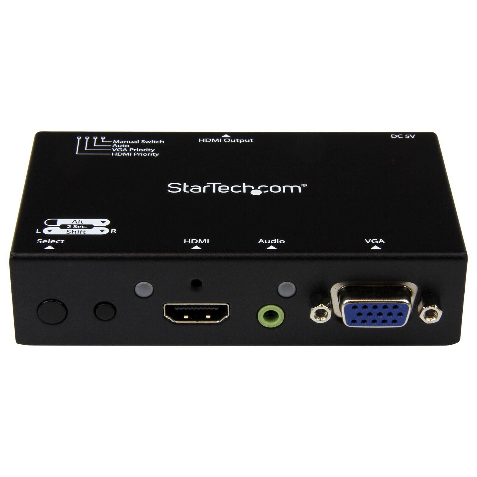 StarTech VS221VGA2HD HDMI VGA Video Switch Box HDMI VGA Auto Signal Converter