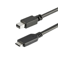 StarTech CDP2MDPMM1MB 3Ft USB-C to Mini DisplayPort mDP 4K TB3-Comp Black Cable