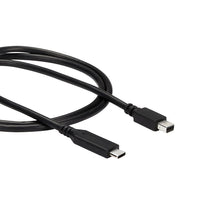 StarTech CDP2MDPMM1MB 3Ft USB-C to Mini DisplayPort mDP 4K TB3-Comp Black Cable