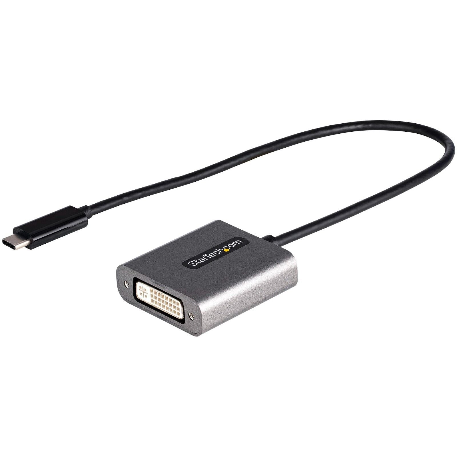 StarTech CDP2DVIEC 12In USB C to DVI-D Video Converter Adapter TB3 Compat Black
