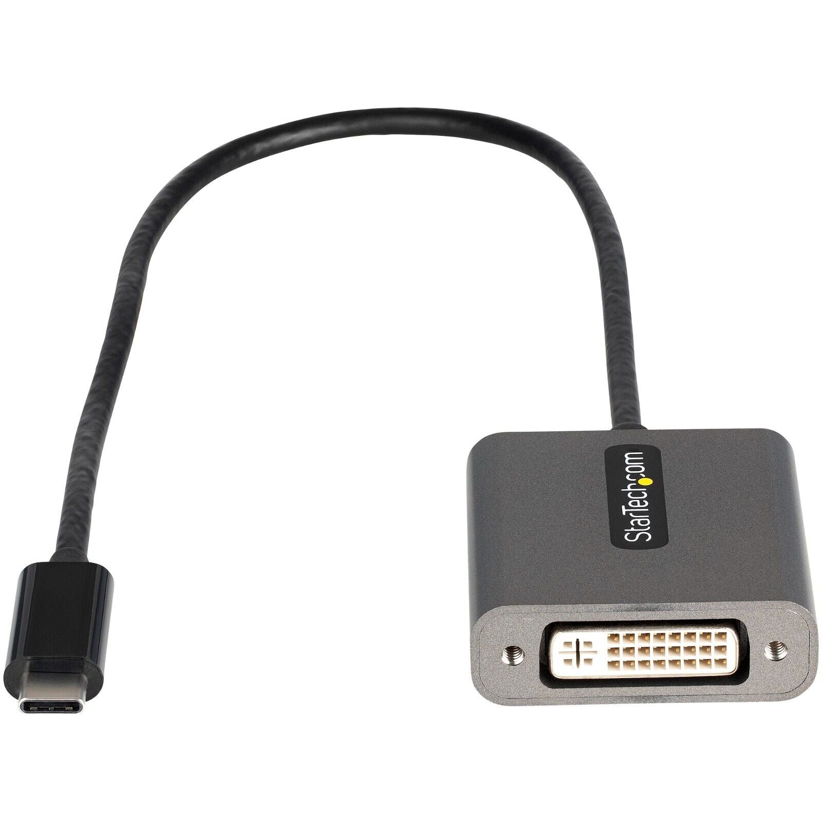 StarTech CDP2DVIEC 12In USB C to DVI-D Video Converter Adapter TB3 Compat Black