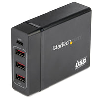 StarTech DCH1C3A 1x USB-C 2x USB-A 72W Portable Charging Station 60W P-Delivery