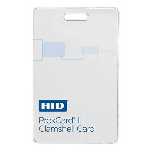 HID 100/PK 1326LMSMV ProxCard II 1326 Clamshell Smart Card, Programmed