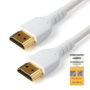 StarTech RHDMM1MPW 3Ft HDMI 2.0 to HDMI Cable Premium Rugged Rugged Cord White