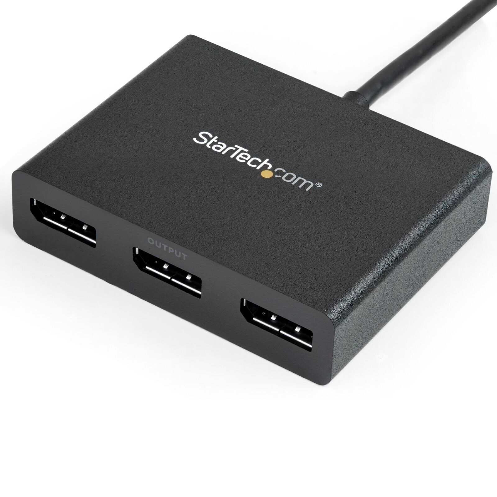 StarTech MSTMDP123DP Mini DisplayPort mDP to to 3 DisplayPort DP Splitter Black