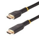 StarTech RH2A-7M-HDMI-CABLE 23Ft Active HDMI to HDMI 2.0 4K Cable Cord Black