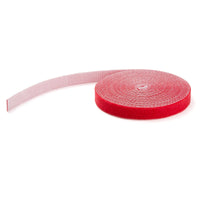 StarTech HKLP50RD 50Ft Hook & Loop Tape Roll Reusable Cable Fastener Ties Red