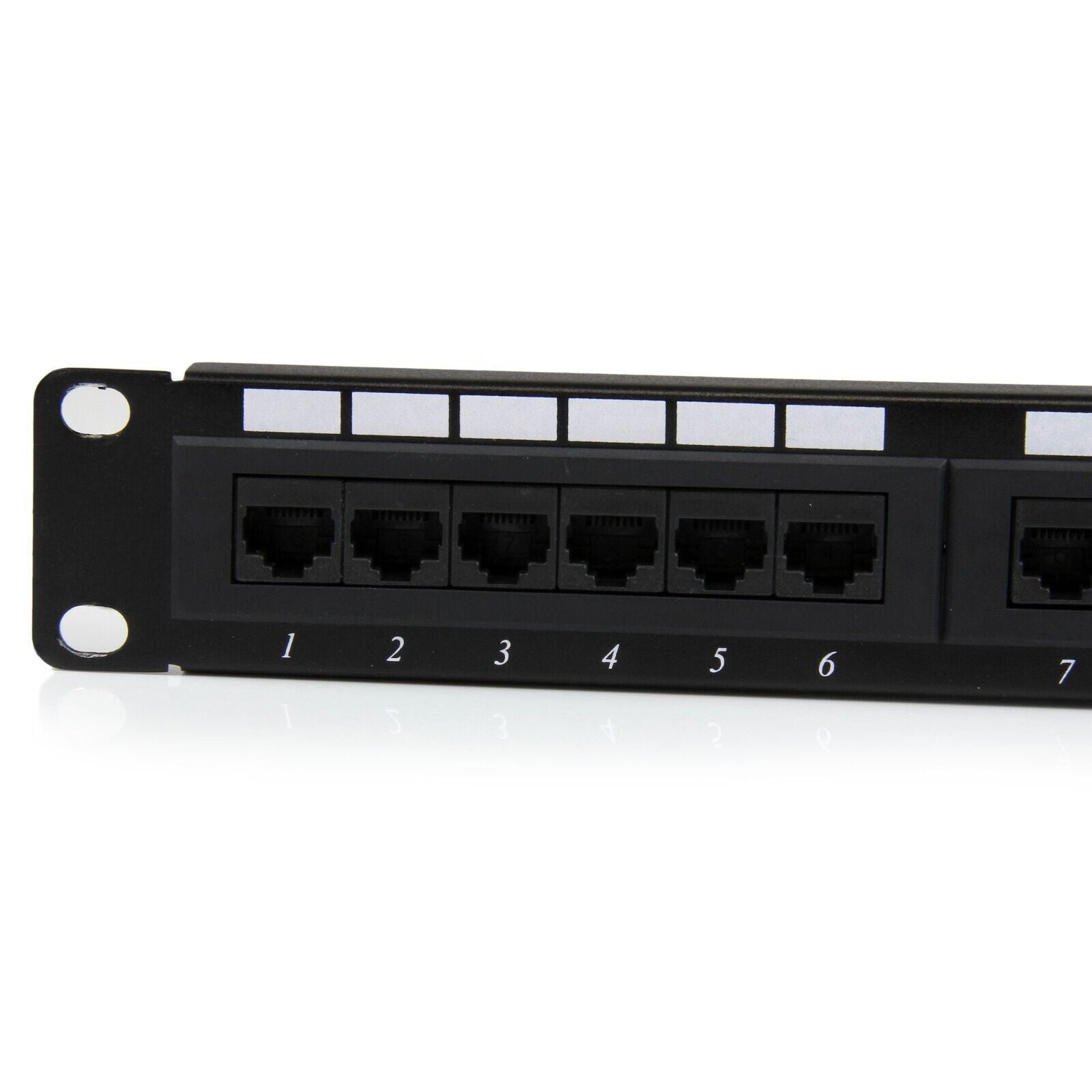 StarTech C6PANEL24 24 Port CAT6 Patch Panel RJ45 110 Type Network Rack Mount