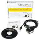 StarTech ICUSB2321FIS 1 Port 8Ft USB to Serial RS232 DB9 Adapter Converter Cable