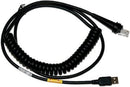 Honeywell CBL-500-500-C00 Coiled USB Black Cable 16.4 Feet, Type A 5V Host Power