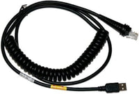 Honeywell CBL-500-500-C00 Coiled USB Black Cable 16.4 Feet, Type A 5V Host Power