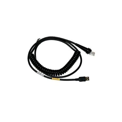 Honeywell CBL-500-300-C00 Cable: USB, Black, Type A, 3m (9.8/), Coiled, 5V host