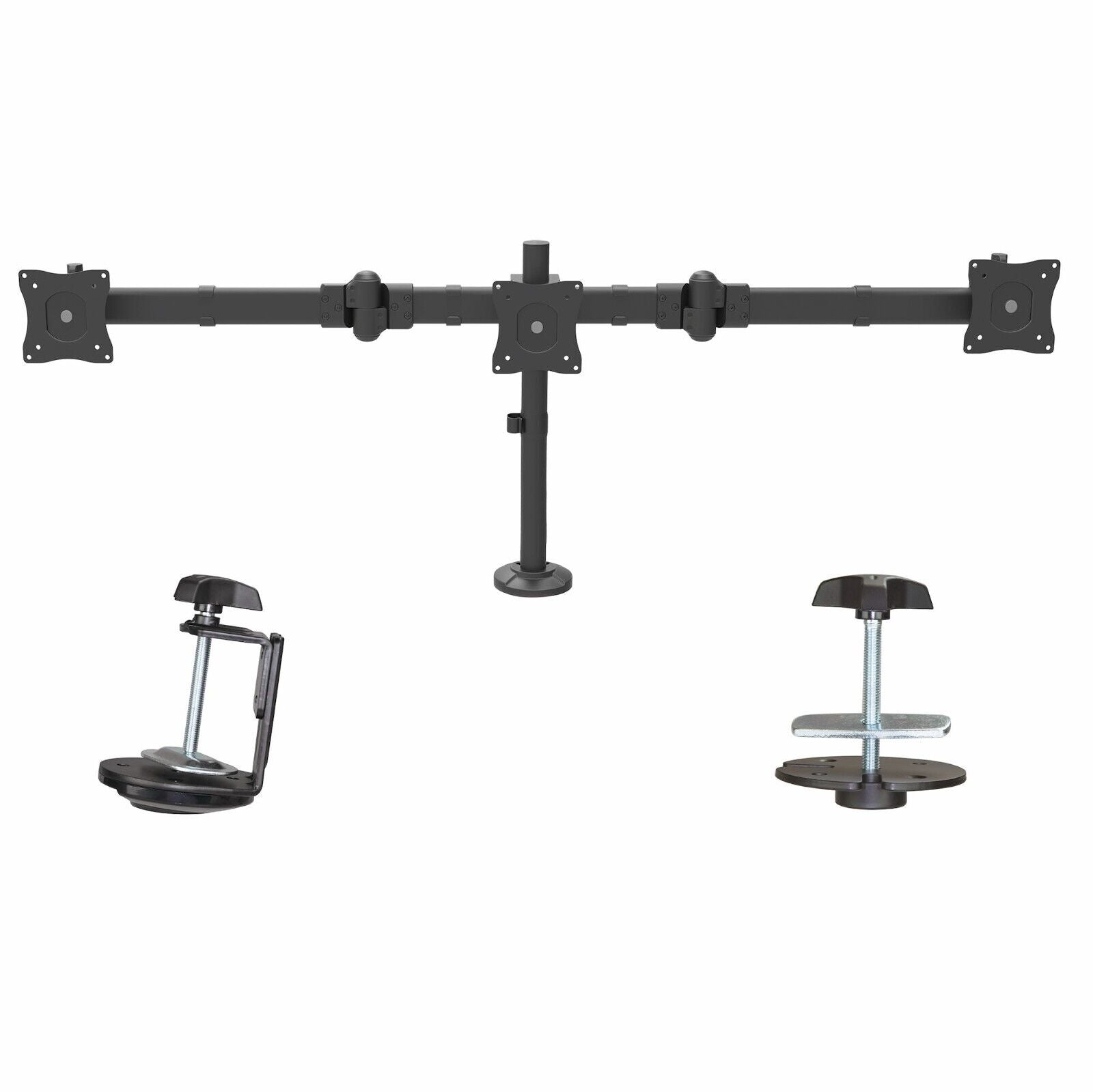 StarTech ARMTRIO Triple Monitor Arm Adj Arti Desk Stand Clamp ERGO VESA 3x 27"