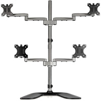 StarTech ARMQUADSS Quad Monitor Stand Desk Adjust Stand ERGO VESA 32" 17lb TSR