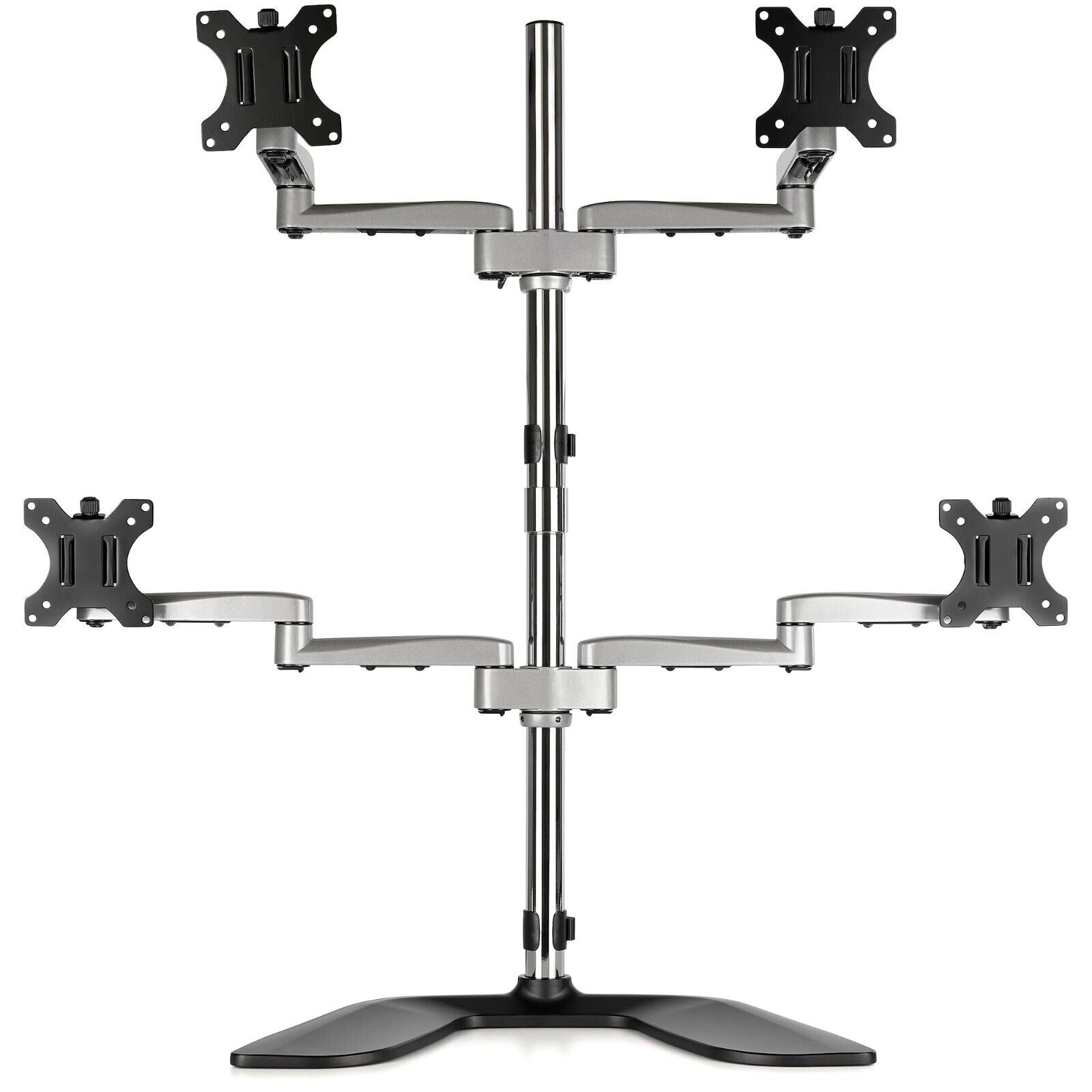 StarTech ARMQUADSS Quad Monitor Stand Desk Adjust Stand ERGO VESA 32" 17lb TSR