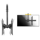 StarTech FPCEILBTB Heavy Duty Dual TV Ceiling Hanging Mount Back-to-Back 32"-75"