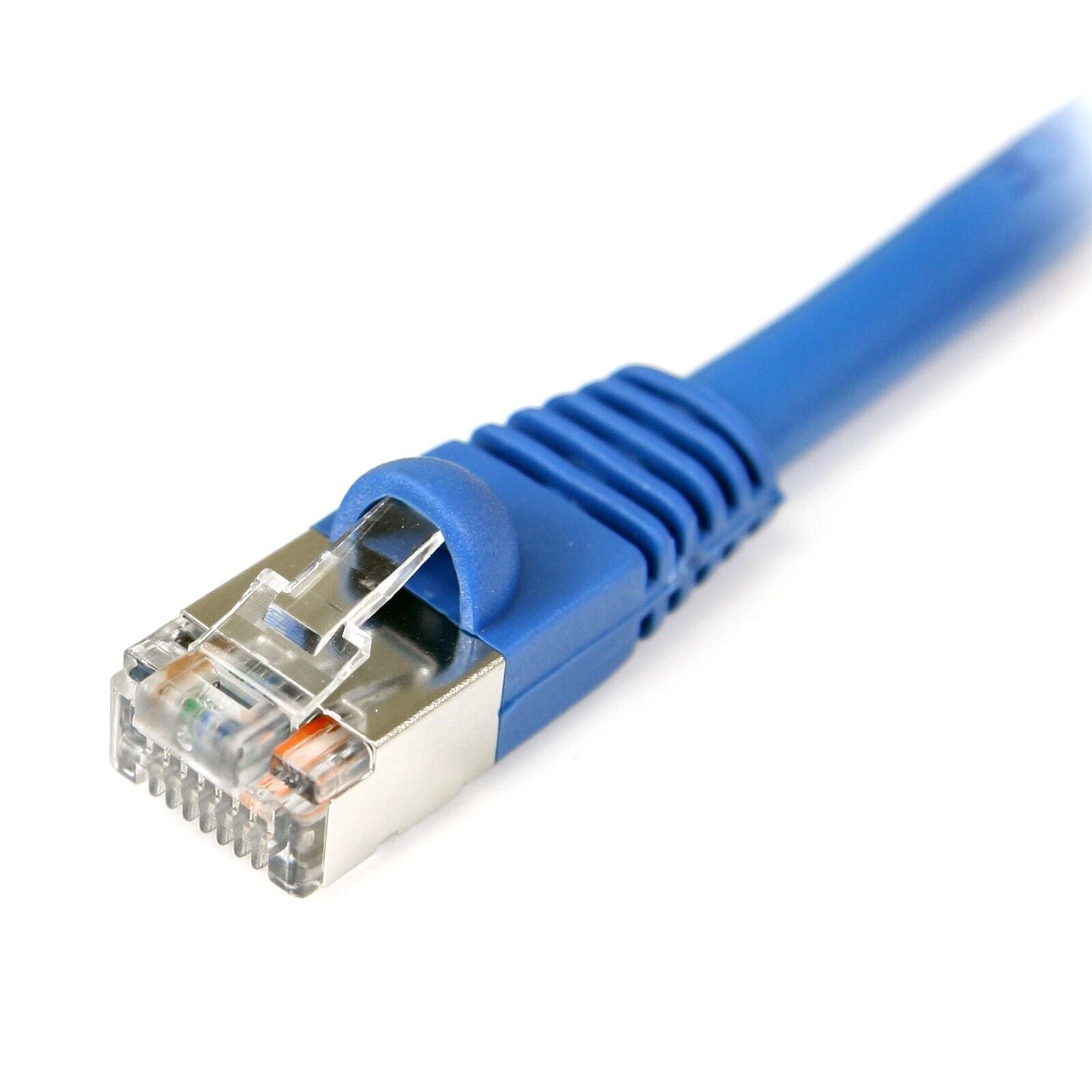 StarTech S45PATCH10BL 10Ft CAT5E Snagless Ethernet Shielded Cable RJ45 STP Blue