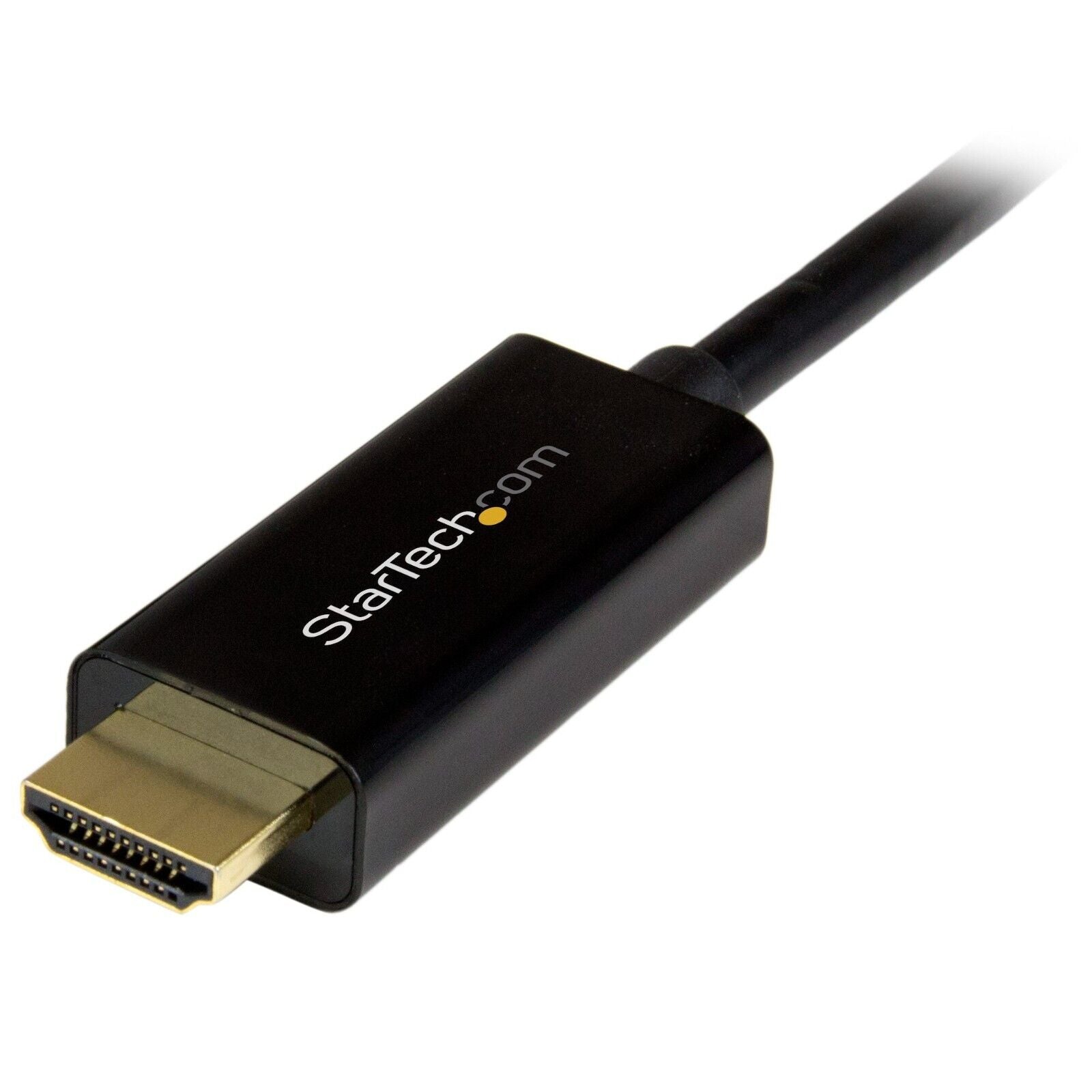 StarTech DP2HDMM2MB 6.5Ft DisplayPort DP to HDMI 4K Cable Converter Adapter BLK