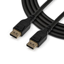 StarTech DP14MM3M 10Ft 8K DisplayPort DP 1.4 to DP HBR3 Video Cable Vesa Black