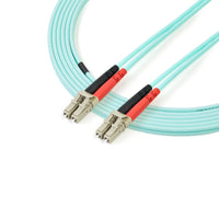 StarTech A50FBLCLC2 6Ft (2m) LC/LC UPC Multimode Fiber Optic LSZH Jumper Cable