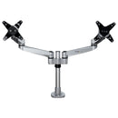 StarTech ARMDUALPS Dual Monitor Articulating Adj Arm ERGO VESA Mount for 27" SIL