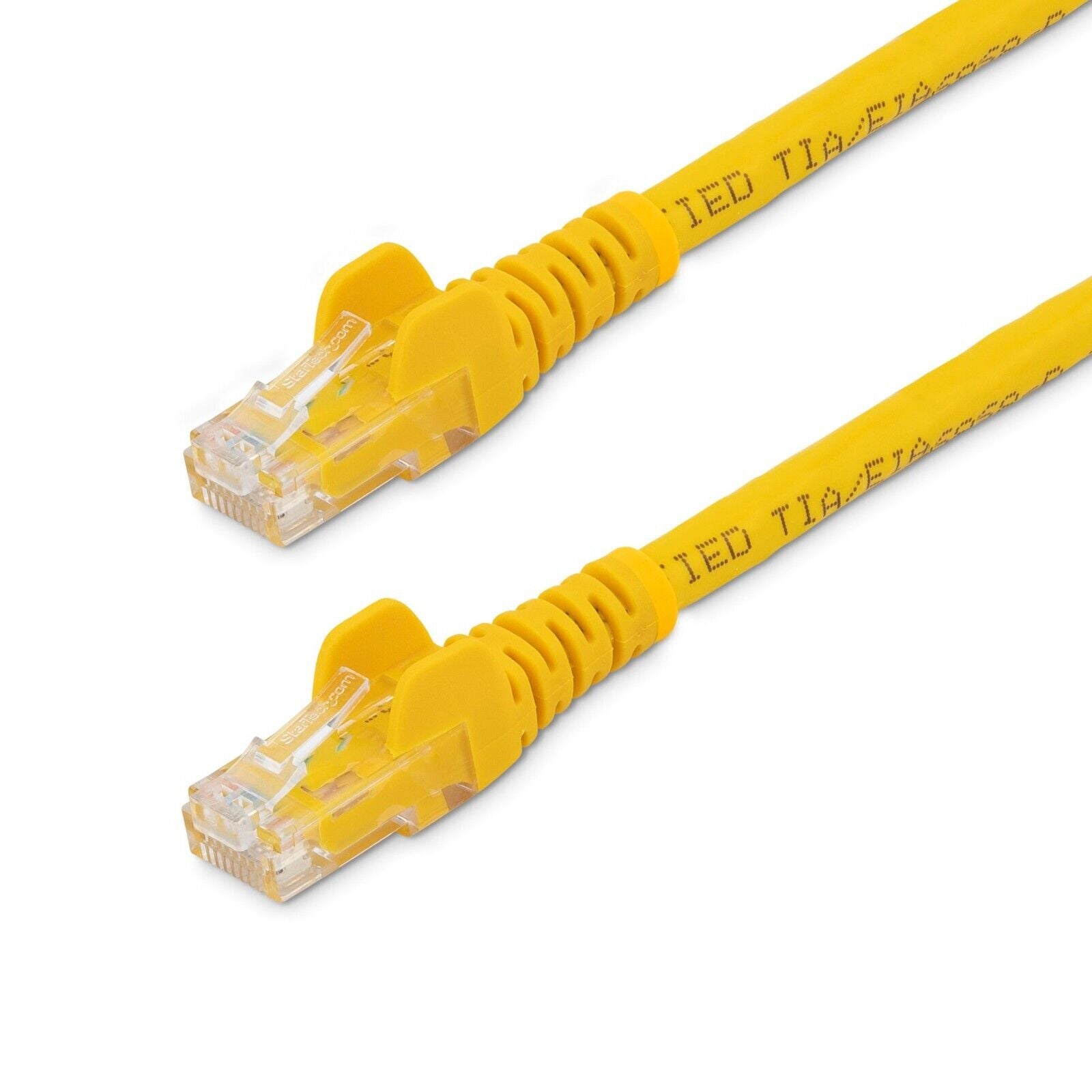 StarTech N6PATCH6INYL 6In CAT6 Gigabit Ethernet Cable Snagless RJ45 UTP Yellow