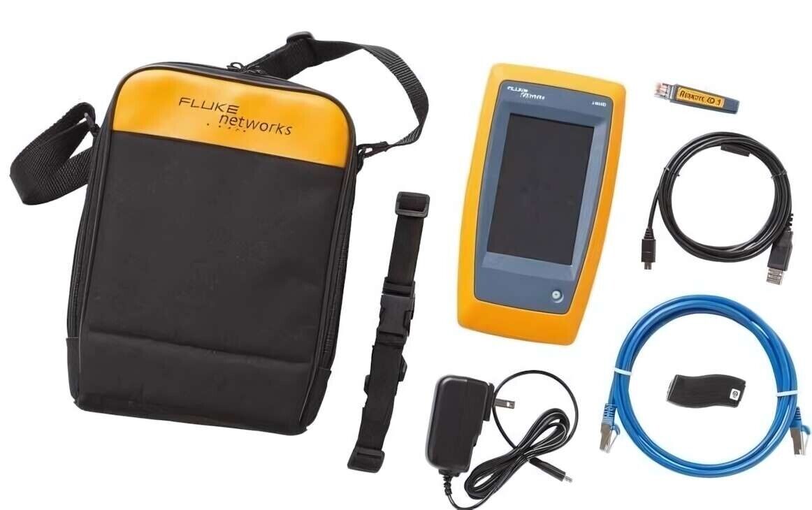 Fluke Networks LIQ-100 5226604 LinkIQ Cable Network 10G-Base-T PoE Tester