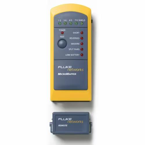 Fluke Networks MT-8200-49A 2103088 MicroMapper Network Testing Green Red LEDs