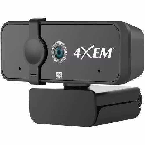 4XEM 4XWEBCAM4K 4K 8MP Mega Pixel 3840x2160 30FPS Webcam Black Windows MAC