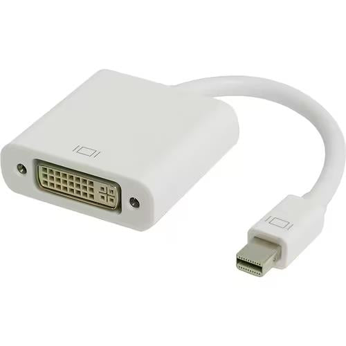 4XEM 4XMDPMDVIF 8In Mini DisplayPort Male to DVI Female Adapter Converter White