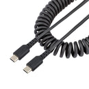 StarTech R2CCC-1M-USB-CABLE 3Ft USB C to C Rugged Charging Heavy Duty Coil Cable