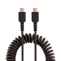 StarTech R2CCC-1M-USB-CABLE 3Ft USB C to C Rugged Charging Heavy Duty Coil Cable