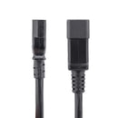 StarTech PXTC13C20143 3Ft Power Extension Cord C13 to C20 Computer Monitor Cable