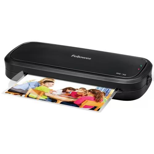 Fellowes 5737601 M5-95 Hot Laminator 9.5" Width 5 Mil Thick w Starter Kit Pouch