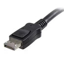 StarTech DISPLPORT6L 6Ft DisplayPort DP 1.2 4K UHD VESAcert Lactchng Black Cable