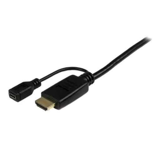 StarTech HD2VGAMM3 3Ft HDMI 1920 1080 to VGA Active Converter Cord Black Cable