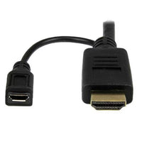 StarTech HD2VGAMM3 3Ft HDMI 1920 1080 to VGA Active Converter Cord Black Cable