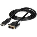 StarTech DP2DVIMM6 6Ft DisplayPort DP to DVI-D Cable Passive Video Converter BLK