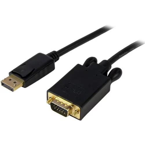 StarTech DP2VGAMM10B 10Ft DisplayPort DP 1.2 to VGA Converter Adapter Cable BLK