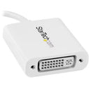 StarTech CDP2DVIW USB-C to DVI Adapter Dongle USB for Mac Chrome Projector White