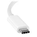 StarTech CDP2DVIW USB-C to DVI Adapter Dongle USB for Mac Chrome Projector White