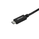 StarTech CDP2DVI3MBNL 10Ft USB-C to DVI-D Video Adapter TB3 Compat Black Cable