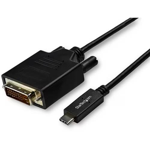 StarTech CDP2DVI3MBNL 10Ft USB-C to DVI-D Video Adapter TB3 Compat Black Cable