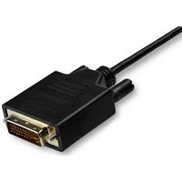 StarTech CDP2DVI3MBNL 10Ft USB-C to DVI-D Video Adapter TB3 Compat Black Cable