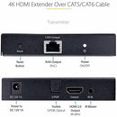 StarTech 4K70IC-EXTEND-HDMI HDMI Extender over CAT5/CAT6 RJ45 up to 230Ft Black