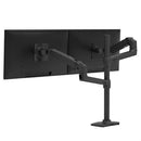 Ergotron 45-509-224 LX Dual Stacking Arm Tall Pole VESA Mount Stand 75 100 Black